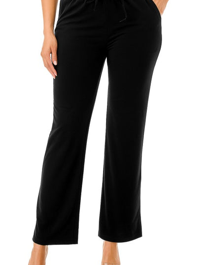 CJK402 FRENCH TERRY STRAIGHT PANTS
