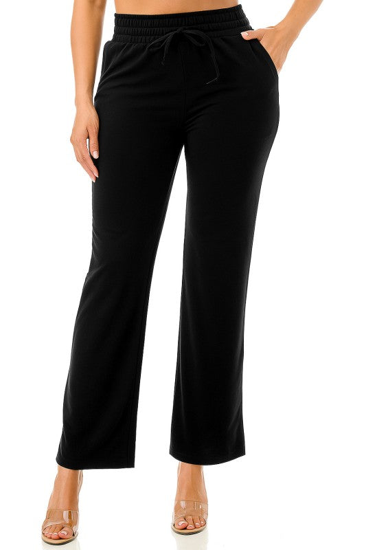 CJK402 FRENCH TERRY STRAIGHT PANTS