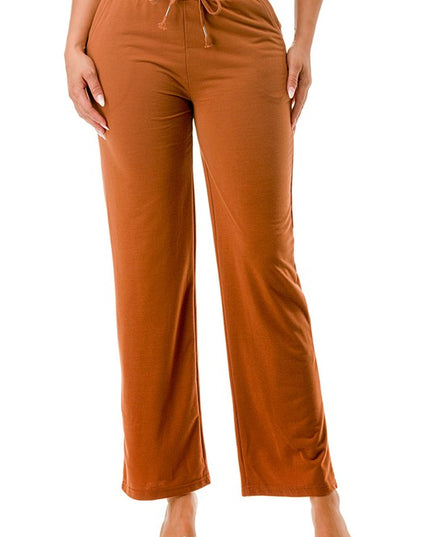 CJK402 FRENCH TERRY STRAIGHT PANTS