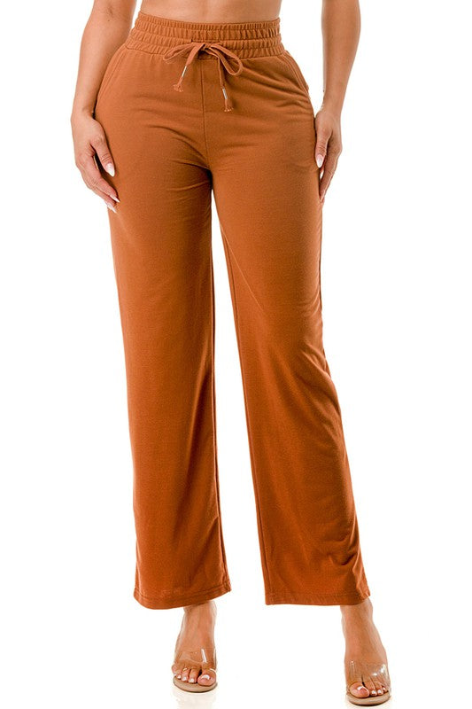 CJK402 FRENCH TERRY STRAIGHT PANTS