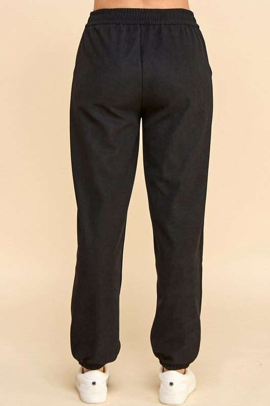 CF0503-JOGGER CORDUROY FUR JOGGERS