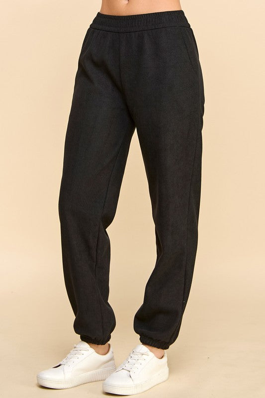 CF0503-JOGGER CORDUROY FUR JOGGERS