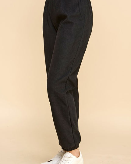 CF0503-JOGGER CORDUROY FUR JOGGERS