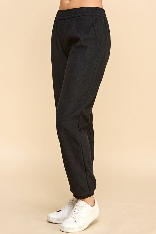 CF0503-JOGGER CORDUROY FUR JOGGERS