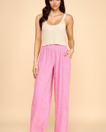 HK07X PLUS SIZE CRINKLE LOUNGEWEAR PANTS