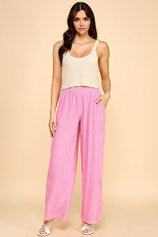 HK07X PLUS SIZE CRINKLE LOUNGEWEAR PANTS