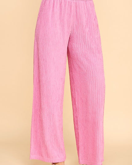 HK07X PLUS SIZE CRINKLE LOUNGEWEAR PANTS