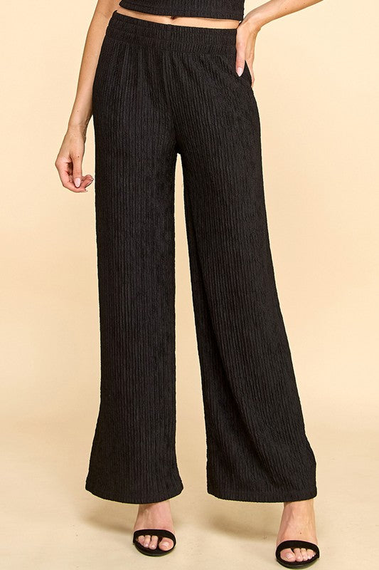 HK07X PLUS SIZE CRINKLE LOUNGEWEAR PANTS