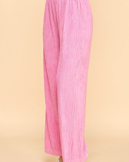 HK07X PLUS SIZE CRINKLE LOUNGEWEAR PANTS