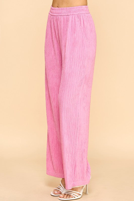 HK07X PLUS SIZE CRINKLE LOUNGEWEAR PANTS