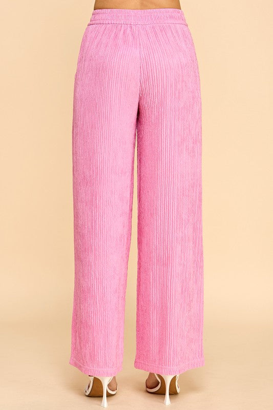 HK07X PLUS SIZE CRINKLE LOUNGEWEAR PANTS