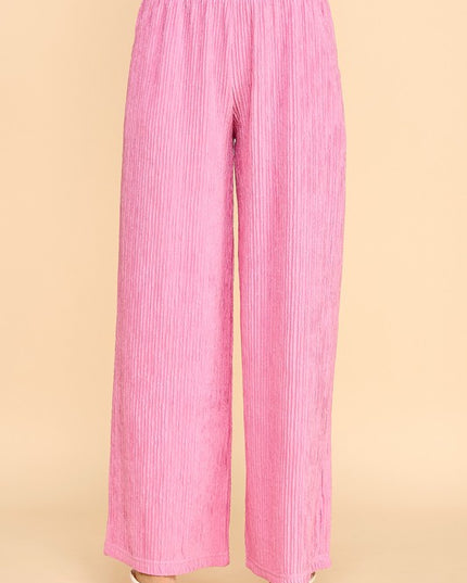 HK07X PLUS SIZE CRINKLE LOUNGEWEAR PANTS