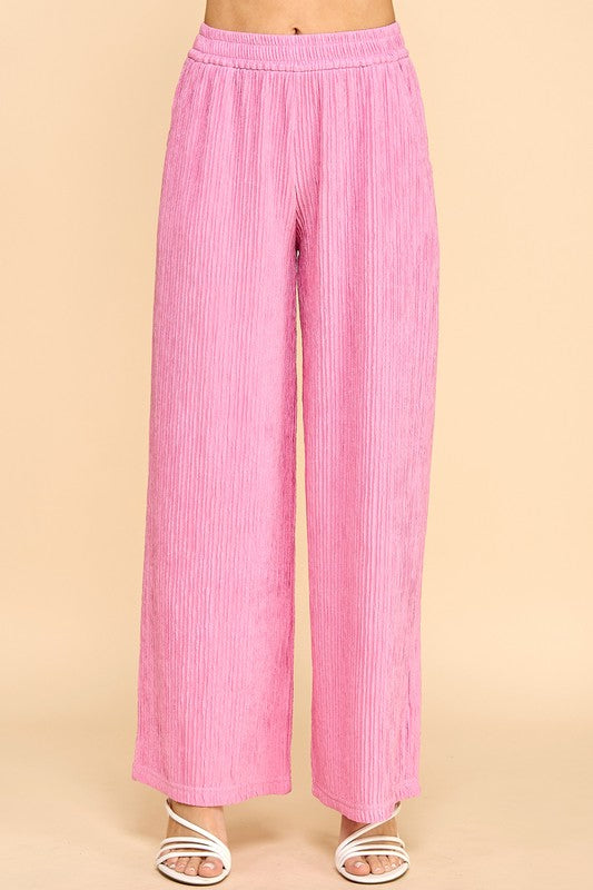 HK07X PLUS SIZE CRINKLE LOUNGEWEAR PANTS