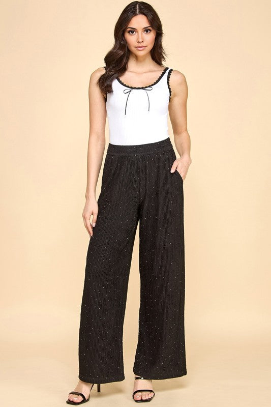 PT25C EDGE LACE TRIM TANK TOP