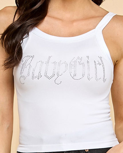 PT26 BABY GIRL RHINESTONE CAMI