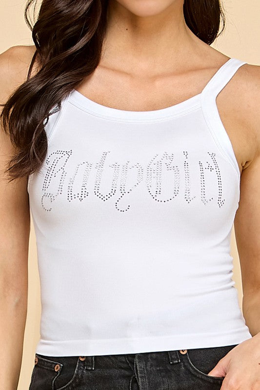 PT26 BABY GIRL RHINESTONE CAMI