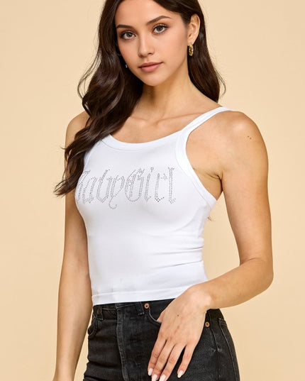 PT26 BABY GIRL RHINESTONE CAMI