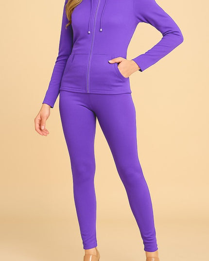 HD32 ZIP UP HOODIE SET