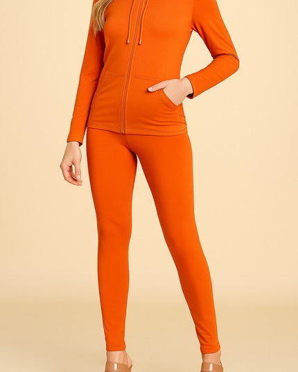 HD32 ZIP UP HOODIE SET