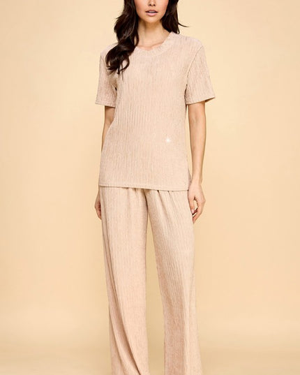 HKG705 RHINESTONE CRINKLE SET