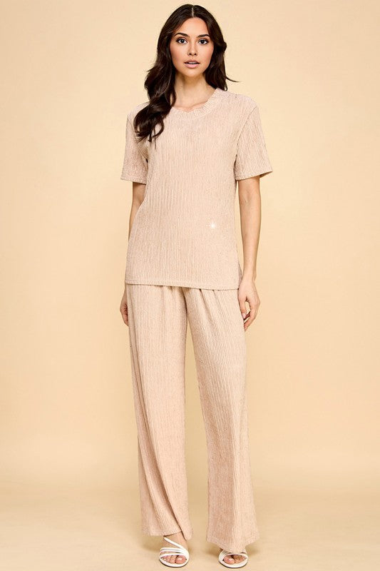 HKG705 RHINESTONE CRINKLE SET