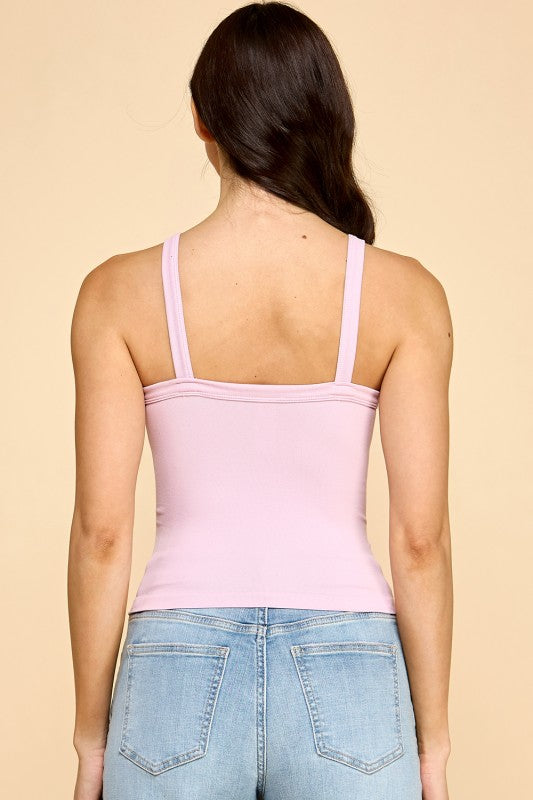 PT26N BABY GIRL RHINESTONE CAMI TANK TOP