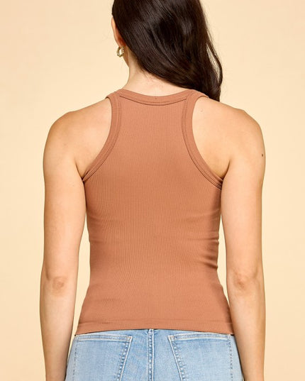 PT012 RIBBED RACERBACK TANK TOP
