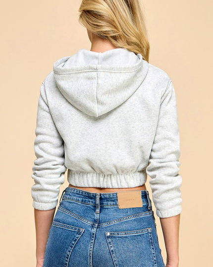FZH265 FLEECE HOODIE JACKET