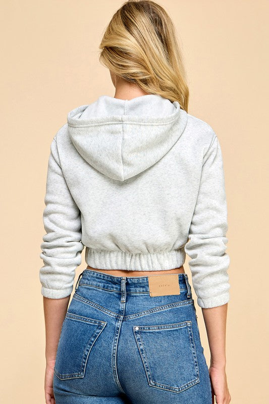 FZH265 FLEECE HOODIE JACKET