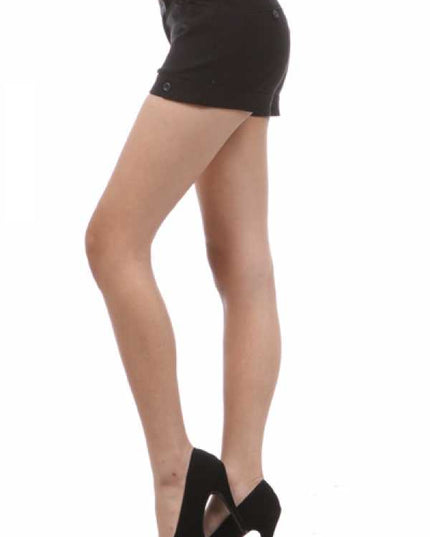 163PM Cuffed shorts with button tab closure