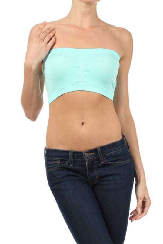 43078 SEAMLESS PINTCH TUBE BRA TOP