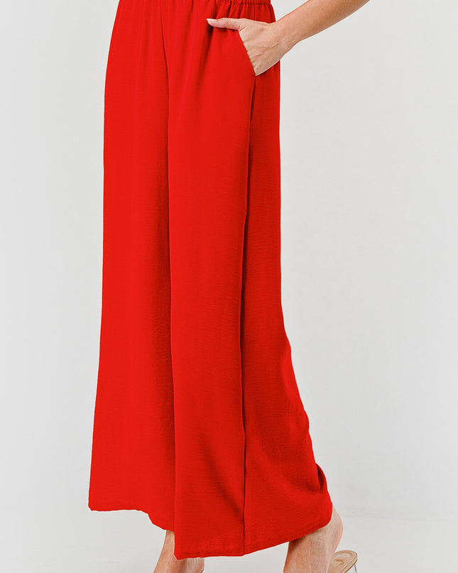 CC70W-CRINKLE CRINKLE EXTRA WIDE LEG PANTS