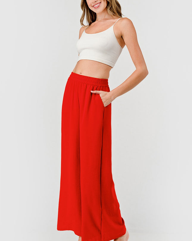 CC70W-CRINKLE CRINKLE EXTRA WIDE LEG PANTS