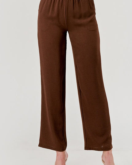 CCP01 CRINKLE CREPE PANTS