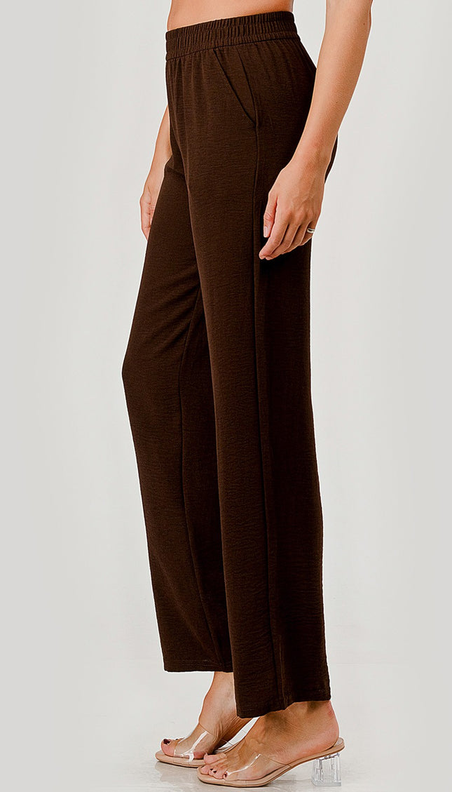 CCP01 CRINKLE CREPE PANTS