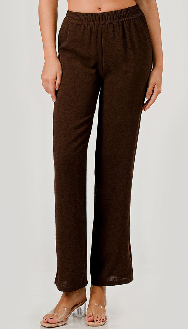 CCP01 CRINKLE CREPE PANTS