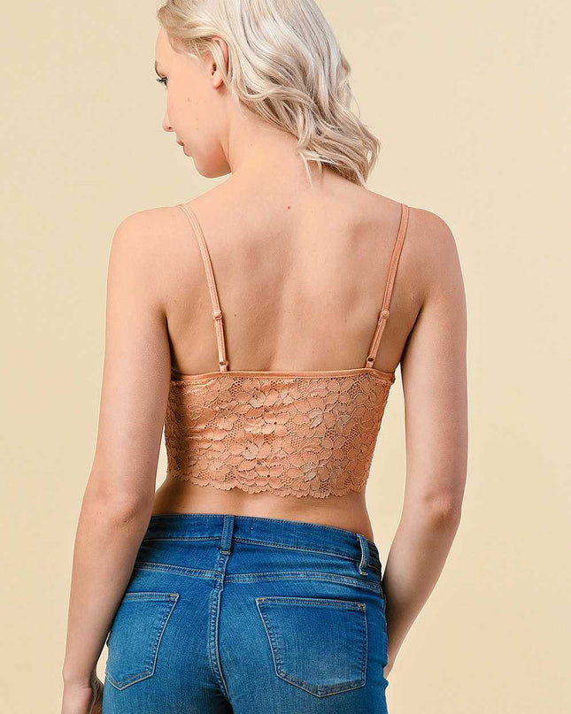 LB-35 Lace-Up Corset Bra Top