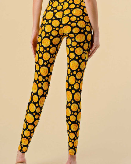 F763 BITCOIN PRINT LEGGINGS