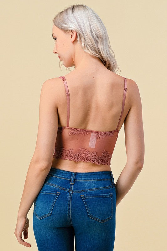 LB27 LACE BRA TANK TOP