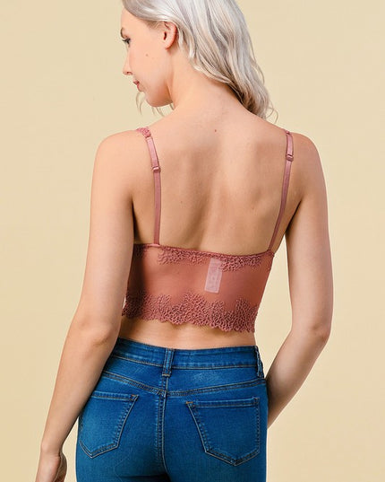 LB27 LACE BRA TANK TOP