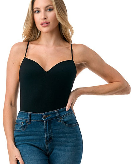 BST08 SEAMLESS CAMI BODYSUIT SHAPEWEAR