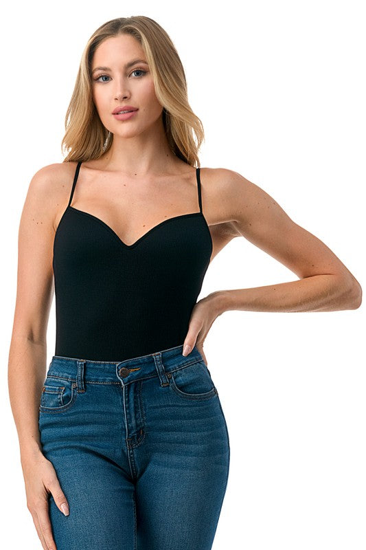BST08 SEAMLESS CAMI BODYSUIT SHAPEWEAR