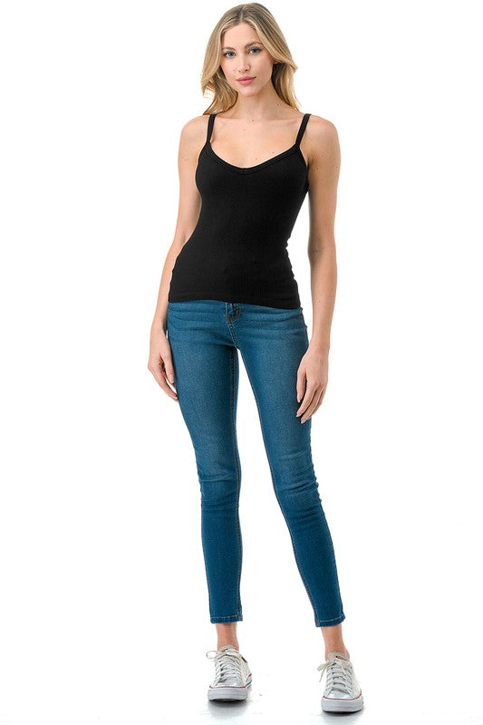 NT57 RIBBED CAMI TANK TOP