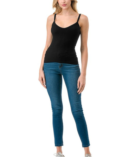 NT57 RIBBED CAMI TANK TOP