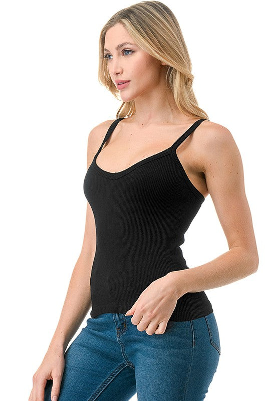 NT57 RIBBED CAMI TANK TOP