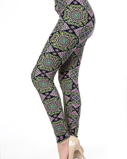 KIDS N196 KIDS ETHNIC PRINT LEGGINGS