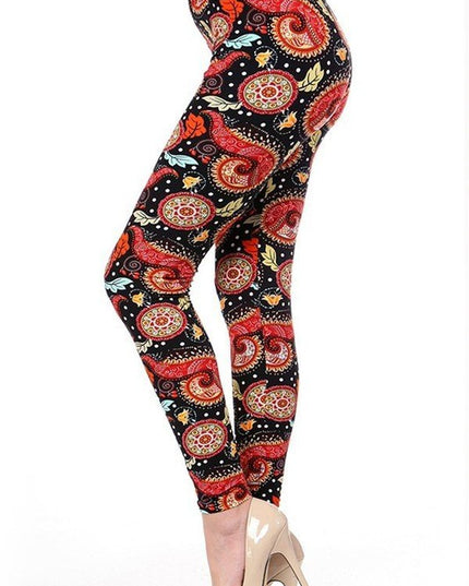 KIDS N184 KIDS PAISLEY PRINT LEGGINGS
