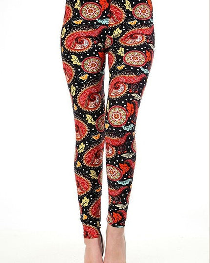 KIDS N184 KIDS PAISLEY PRINT LEGGINGS