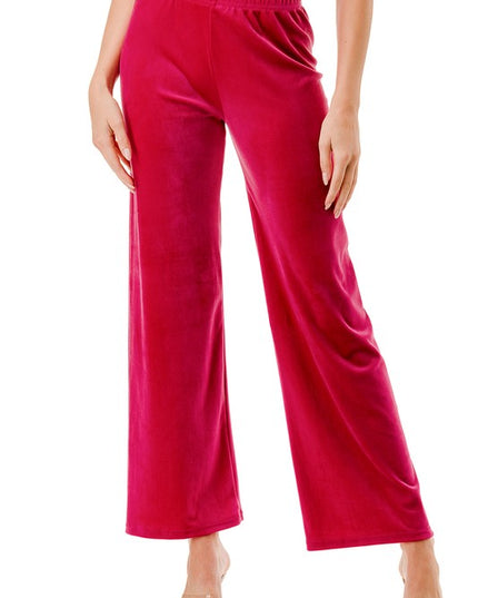 VW001 PLUS SIZE VELOUR PANTS