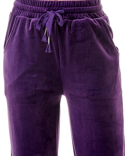 VW002 VELOUR DRAWSTRING PANTS